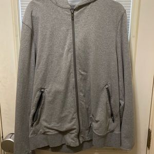 Lululemon Mens Cross Cut Zip Up Hoodie Jacket